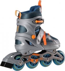 Rolki Nils Extreme Łyżworolki NJ1828A Nils Extreme szaro-pomarańczowe 31-34 2