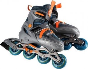 Rolki Nils Extreme Łyżworolki NJ1828A Nils Extreme szaro-pomarańczowe 35-38 6