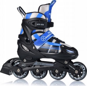 Rolki Nils Extreme NH18366A z wymienną płozą regulowane czarno-niebieskie r. 39-42 13