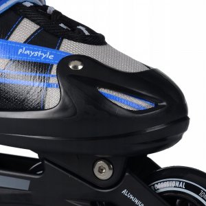 Rolki Nils Extreme NH18366A z wymienną płozą regulowane czarno-niebieskie r. 39-42 17