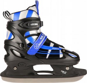 Rolki Nils Extreme NH18366A z wymienną płozą regulowane czarno-niebieskie r. 39-42 9