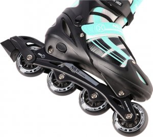 Rolki Nils Extreme NH18366A z wymienną płozą regulowane miętowe r. 31-34 8