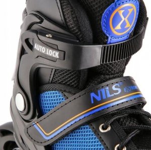 Rolki Nils Extreme NH18188A z wymienną płozą regulowane niebieskie r. 29-33 3
