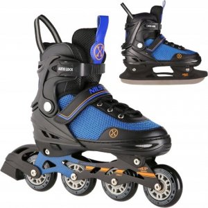 Rolki Nils Extreme NH18188A z wymienną płozą regulowane niebieskie r. 29-33 9