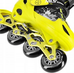 Rolki Nils Extreme NA18137A rekreacyjne regulowane żółte r. 31-34 6