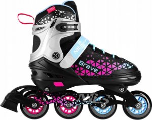 Rolki Nils Extreme NH18190A z wymienną płozą regulowane czarne r. 39-43 1