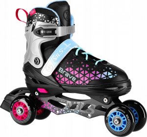 Rolki Nils Extreme NH18190A z wymienną płozą regulowane czarne r. 39-43 8