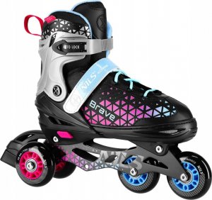 Rolki Nils Extreme NH18190A z wymienną płozą regulowane czarne r. 39-43 9