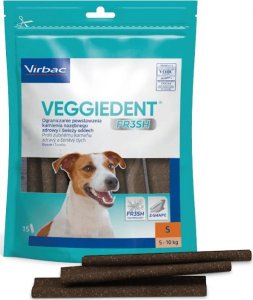 VIRBAC Virbac Veggiedent Fresh Gryzak S (5-10kg) 15sztuk 1