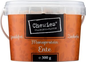 Chewies Chewies Trainings-Happen Kaczka monobiałkowe, bezzbożowe wiaderko 300g 2