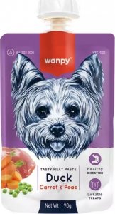 Wanpy Wanpy Pasta Dla Psa Kaczka Warzywa 90g 1