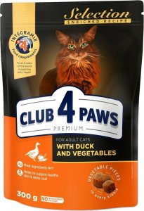 Club 4 Paws Club4Ł Mokra Karma dla Kota 300g Kaczka Warzywa 1