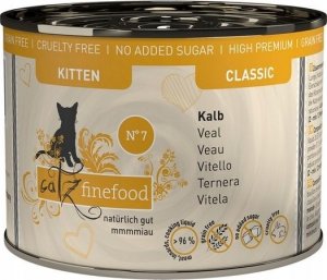 Catz Finefood Catz Finefood Classic Kitten N.07 Wołowina i cielęcina puszka 200g 1