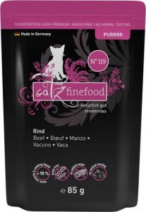 Catz Finefood Catz Finefood Purrrr N.119 Wołowina saszetka 85g 1