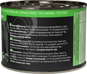 Catz Finefood Catz Finefood Purrrr N.123 Konina puszka 200g 2