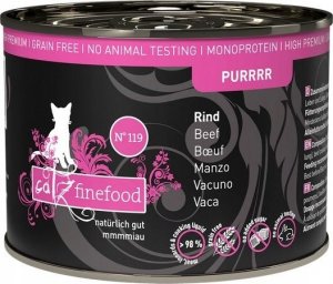 Catz Finefood Catz Finefood Purrrr N.119 Wołowina puszka 200g 1