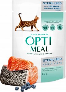 Optimeal Sterylny z łososiem 85g 3
