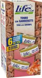 Life Pet Care Life Cat Karma Dla Kota Tuńczyk Krewetki 6x50g 1