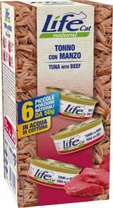 Life Pet Care Life Cat Karma Dla Kota Tuńczyk Wołowina 6x50g 1