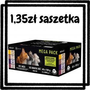 Pet Republic PetRepublic karma mokra dla kota kawałki w delikatnym sosie 40x100g 1