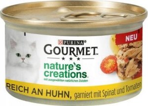 PURINA NESTLE GOURMET GOLD Nature's Creation - mokra karma dla kota - 85g 1