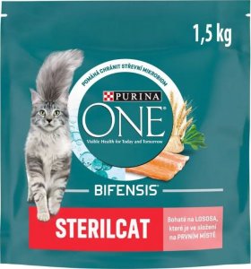 One ONE DRY STERIL CAT WITH SALMON 1.5KG 1