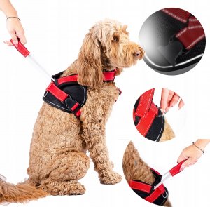 Patento Pet Szelki Bezuciskowe Komfortowe dla Psa Jockey Odblask M 4