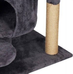 Springos Drapak dla kota sizal 5-poziomowy słupek z zabawką 87 cm UNIWERSALNY 9