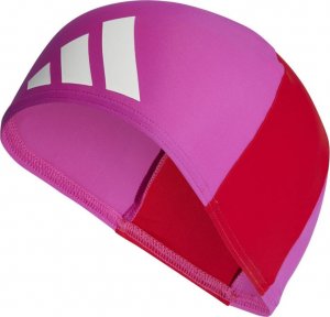 Adidas Czepek dla dzieci adidas Fabric Swim Cap różowy HA7331 1