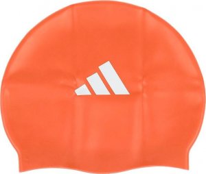 Adidas Czepek pływacki adidas Logo Swim pomarańczowy IM1049 1