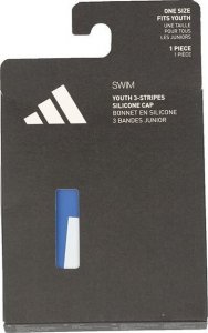 Adidas Czepek pływacki dla dzieci adidas 3-Stripes Swim niebieski IA8304 4
