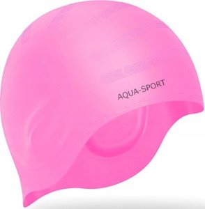 Aqua-Sport ZESTAW OKULARY DO PŁYWANIA CZEPEK PŁYWACKI NA USZY 3