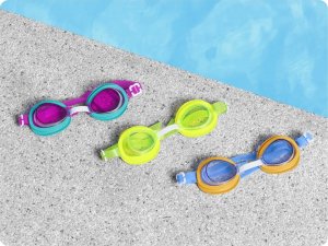 Bestway Okularki do pływania dla dzieci zielone Bestway 21002 8