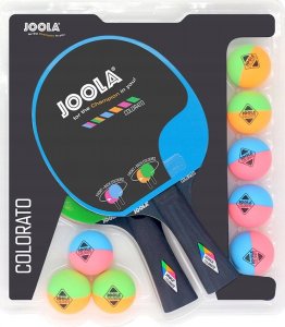 Joola ZESTAW DO TENISA STOŁOWEGO JOOLA COLORATO 2 RAKIETKI 8 PIŁECZEK 2