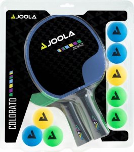 Joola ZESTAW DO TENISA STOŁOWEGO JOOLA COLORATO 2 RAKIETKI 8 PIŁECZEK 6