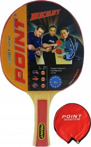 Point RAKIETKA PALETKA DO TENISA STOŁOWEGO PING PONGA POINT DERBY + POKROWIEC 1