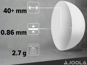 Joola PIŁECZKI DO TENISA STOŁOWEGO JOOLA PRO 3 STAR 12SZT BIAŁE 5