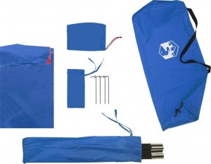 vidaXL Namiot plażowy, niebieski, 274x178x170/148 cm, poliester 185T 10