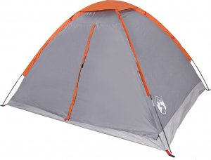 vidaXL vidaXL Namiot turystyczny, 2-os., szaro-pomarańczowy, wodoszczelny 6