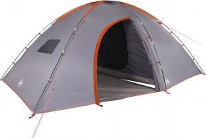 vidaXL Namiot turystyczny, 8-os., pomarańczowy, wodoszczelny 6