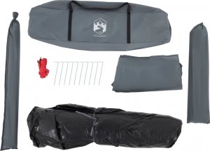 vidaXL Namiot 5-os., szaro-pomarańczowy, szybkie rozkładanie 11