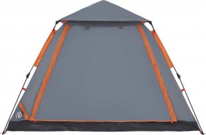 vidaXL Namiot 5-os., szaro-pomarańczowy, szybkie rozkładanie 6