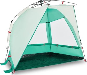 vidaXL vidaXL Namiot plażowy, 2-os., zielony, wodoszczelny 2