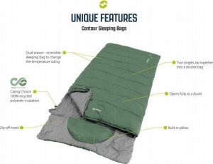 Outwell Outwell | Sleeping Bag | 220 x 85 cm | -13/+16 °C | Left Zipper 6