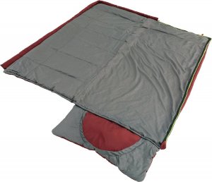 Outwell Śpiwór turystyczny Outwell Contour Lux (190 cm) - Prawy red/red Uniwersalny 2