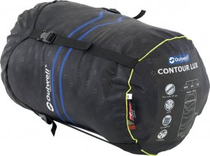 Outwell Śpiwór turystyczny Outwell Contour Lux (190 cm) - Prawy red/red Uniwersalny 5