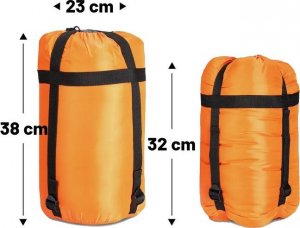 4f Śpiwór 4f Turystyczny Typ MUMIA 80x230cm -12C/+7C 4