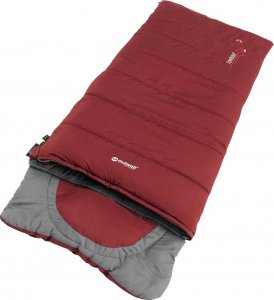 Outwell Śpiwór dla dziecka Outwell Contour Junior (140 cm) - red/grey Uniwersalny 1