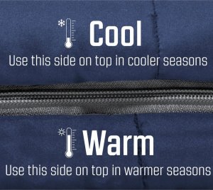 Outwell Outwell | Sleeping Bag | 220 x 145 cm | -22/+12 °C | Both side zipper 11