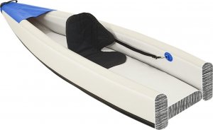 vidaXL Nadmuchiwany kajak, niebieski, 424x81x31 cm, poliester 3